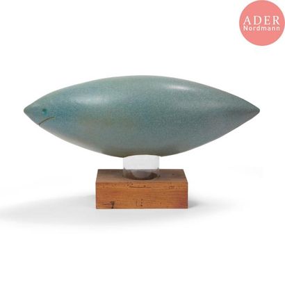 null François BOQUEL (1928-2017)
Requin
Sculpture. Épreuve en céramique émaillée...