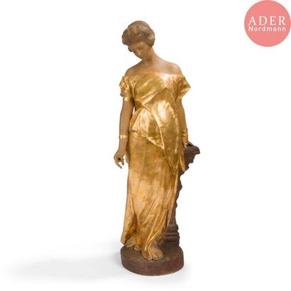 null Édition Friedrich GOLDSCHEIDER & GAMBEAUDU Sculpteur
Femme à l'Antique
Sculpture....
