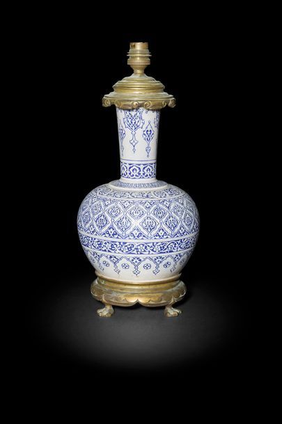 Théodore Deck (1823-1891), vase orientalisant...