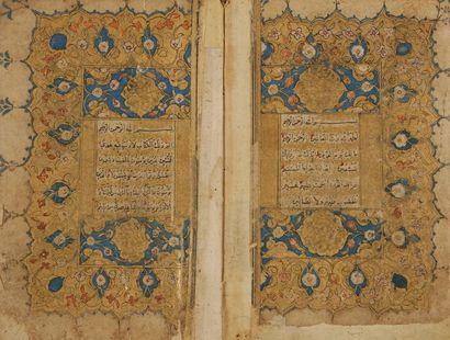 Partie de Coran ottoman, XIXe siècle Texte...