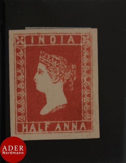 null INDE
Superbe et rare n°2 1/2 Anna rouge Victoria non dentelé
Non émis, neuf...