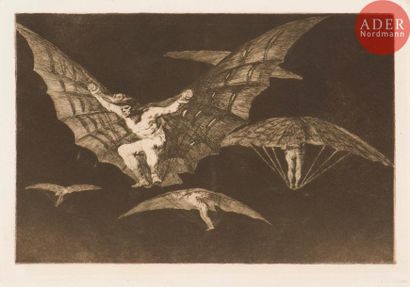 null Francisco de Goya y Lucientes (1746-1828)
Modo de volar. (Los Proverbios, pl....