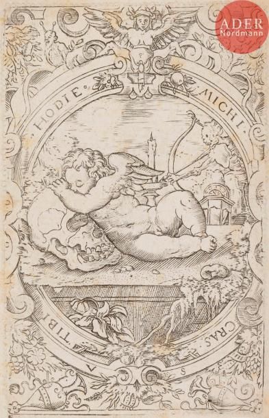 Virgil Solis (1514-1562) Un putto endormi...