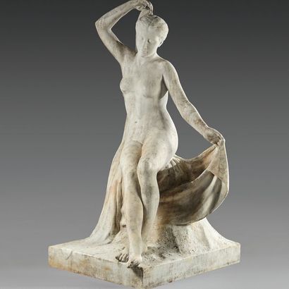 null ALBERT AUBLET (1851-1938)

Sortie de bain, 1930
Sculpture monumentale.
Marbre...