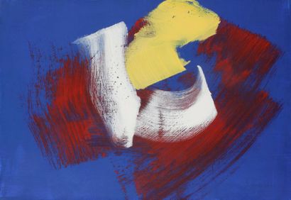 null Gérard SCHNEIDER (1896-1986)

Composition, vers 1971
Acrylique sur toile.
Signée...