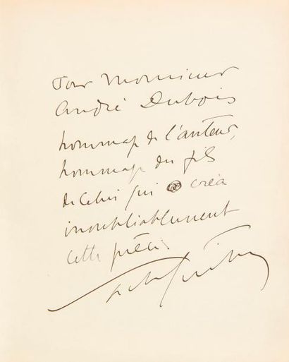 null Sacha GUITRY Pasteur, pièce en cinq actes (Eugène Fasquelle, 1919) In?8, broché
...