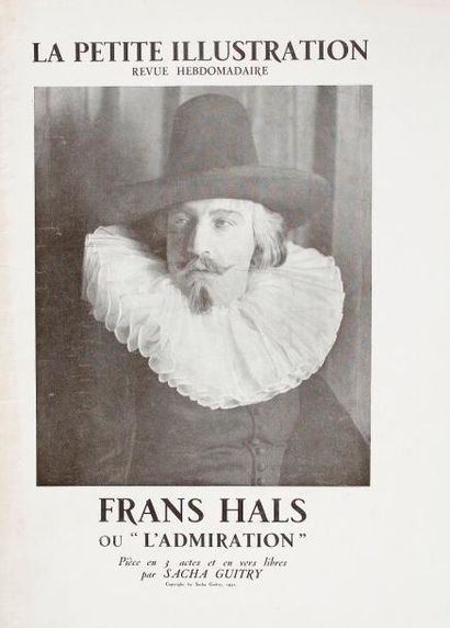 null Sacha GUITRY Frans Hals ou “l’Admiration” Pièce en trois actes et en vers libres...