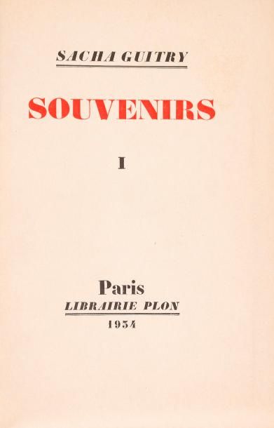 null Sacha Guitry 8 volumes brochés
 Deburau (Fasquelle [1918]) Béranger (Fasquelle...