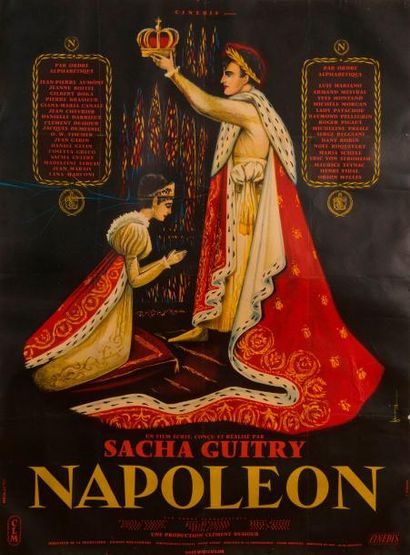 null [Sacha GUITRY] 2 affiches pour le film Napoléon, 1955
 Affiche de René Ferracci...