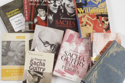 null [Sacha GUITRY] Ensemble de biographies ou études sur Sacha Guitry
 Philippe...