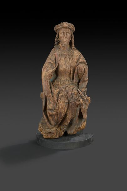 null Allemagne du sud, atelier souabe, vers 1 500
Christ de Pitié
Bois de tilleul...