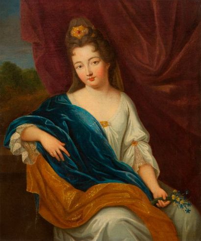 null École française du XVIIIe siècle, entourage de Jean François de TROY
Portrait...