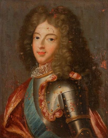 null École FRANCAISE vers 1700,
entourage de Hyacinthe RIGAUD
Portrait du duc de...