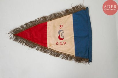 null Fanion de la 3e division d’infanterie algérienne (DIA)
En drap tricolore. Franges...