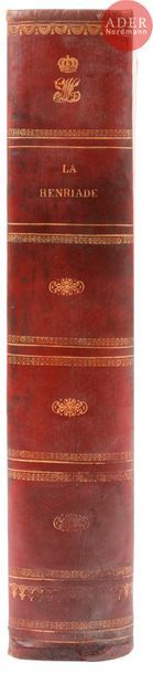 null VOLTAIRE.
La Henriade, poëme.
Paris : E. Dubois, 1825. — In-folio, 415 x 285 :...