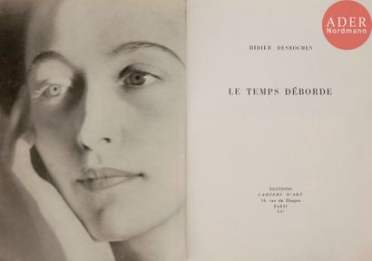 null ÉLUARD (Paul).
Le Temps déborde.
Paris : Cahiers d’Art, [1947]. — Grand in-8,...