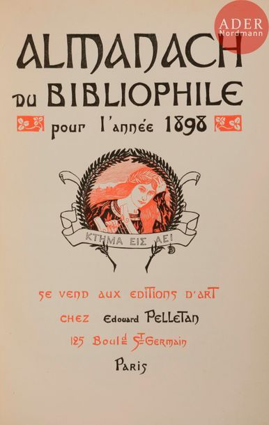 null ALMANACH DU BIBLIOPHILE pour l’année 1898 [- 1899, 1900, 1901, 1902, 1903].
Paris :...