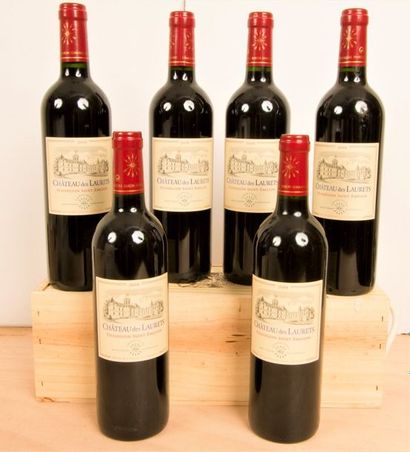 null 6 B CHÂTEAU DES LAURETS, Puisseguin St Emilion, 2008