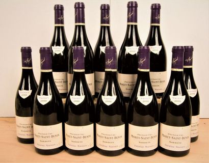 null 12 B MOREY-ST-DENIS SORBETS (1er Cru) (Caisse Bois), Frédéric Magnien, 2000