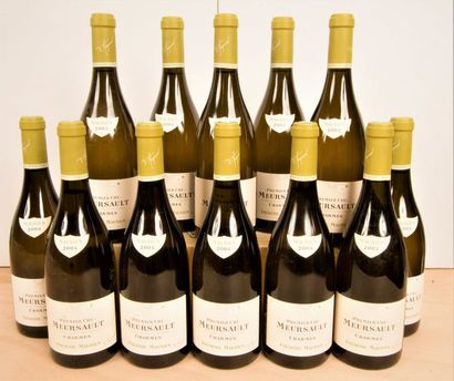 null 12 B MEURSAULT CHARMES (1er Cru) (Caisse Bois légèrement sale), Frédéric Magnien,...