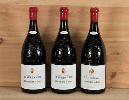 null 3 Mag CHATEAUNEUF DU PAPE Rouge (Caisse Bois individuelle), Domaine de Beaurenard,...