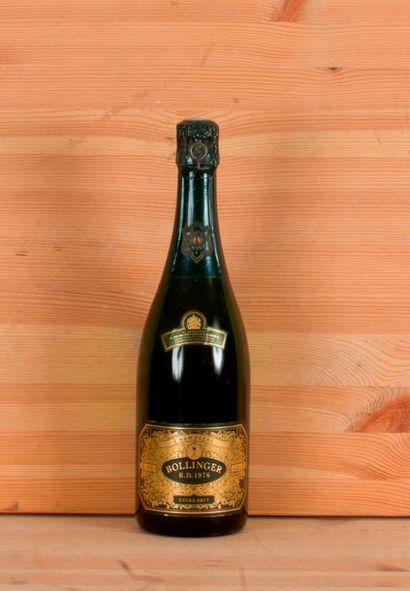 null 1 B CHAMPAGNE RD (accrocs infime étiquette), Bollinger, 1976