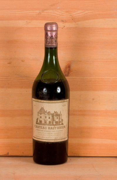 null 1 B CHÂTEAU HAUT BRION (7 cm; e.t.h. à e.l.a; c.s.), GCC1 Graves, 1959