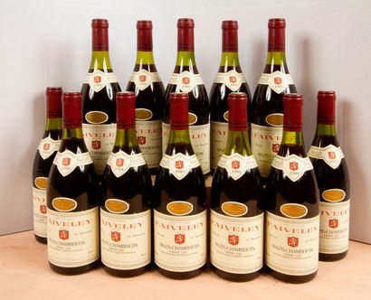 null 12 B MAZIS-CHAMBERTIN (Grand Cru) (Caisse Bois) 1 à 2,8; 1 à 3,3 et 1 à 4,5...