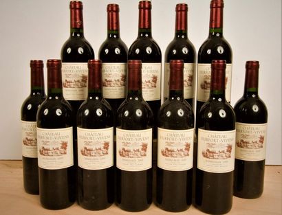 null 12 B CHÂTEAU DURFORT VIVENS (Caisse Bois), GCC2 Margaux, 2000