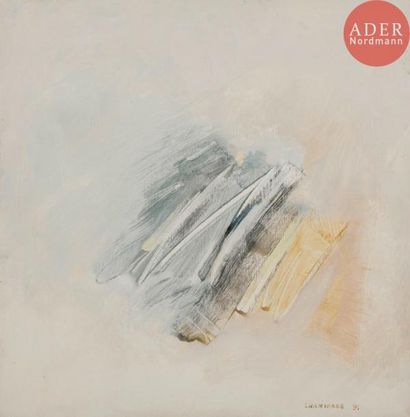 null Albert CHAMINADE (1923-2010)
Composition, 1991
Huile sur toile.
Signée et datée...
