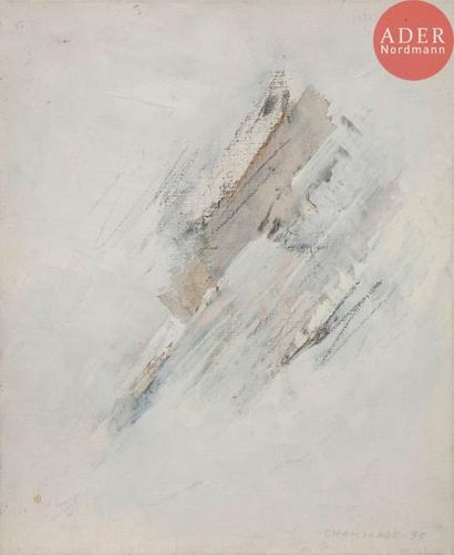 null Albert CHAMINADE (1923-2010)
Composition, 1995
Huile et fusain sur toile.
Signée...