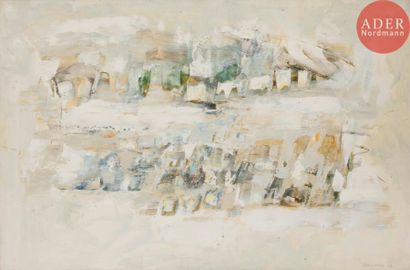 null Albert CHAMINADE (1923-2010)
Composition, 1962
Huile sur toile.
Signée et datée...