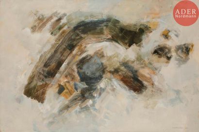 null Albert CHAMINADE (1923-2010)
Composition, 1964
Huile sur toile.
Signée et datée...