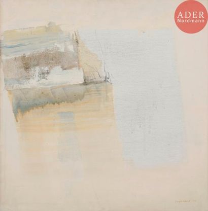null Albert CHAMINADE (1923-2010)
Composition, 1974
Huile et fusain sur toile.
Signée...