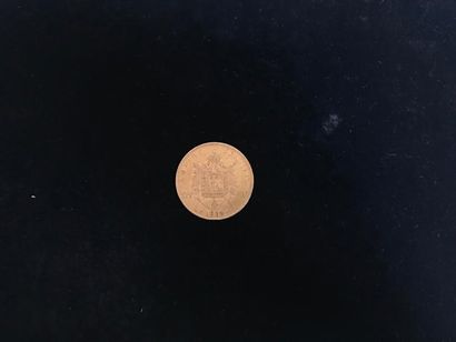 null 1 pièce de 100 Francs en or. Type Napoléon III Tête nue - 1858 A

Frais acheteur...