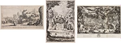 Jacques Callot (1592-1635) Un volume factice contenant 202 gravures (ou fragments...