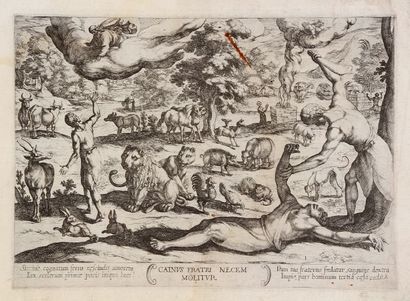 Antonio Tempesta (1555-1630) Divers sujets tirés de l'Écriture Sainte, qui représentent...