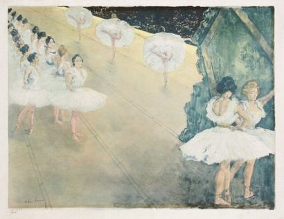 Alexandre Lunois (1863-1916) Le Ballet. 1897. Lithographie. 505 x 385. I.F.F 82....