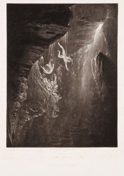 John Martin (1789-1854) Paradise Lost : Book 1, line 44 (la chute des anges rebelles)....