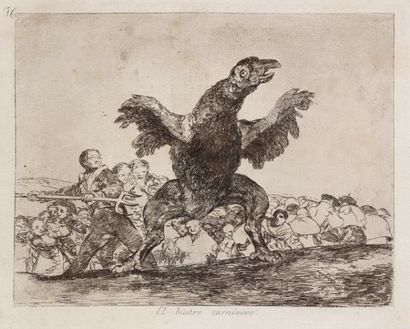 Francisco de Goya y Lucientes (1746-1828) El buitre carnivoro (Los Desastres de la...