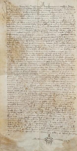 null MANUSCRIT - PROVENCE - Reconnaissance de dette par Elzéar de Barras, seigneur...