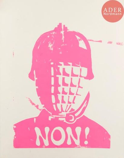 null [AFFICHE MAI 68]
Non ! 
Sérigraphie.
Affiche entoilée.
86.5 x 66.5 cm