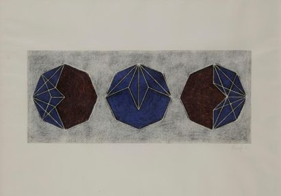 null Najia MEHADJI [marocaine] (née en 1950)
Composition, 1993
Monotype (?).
Signé...