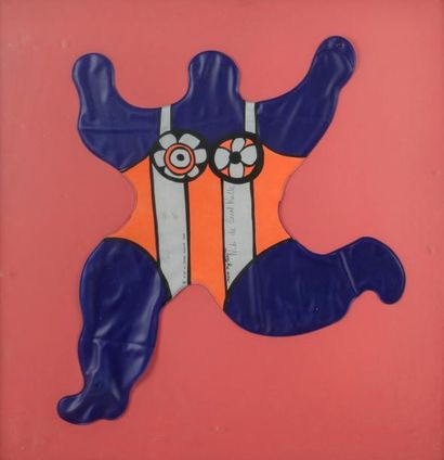 null Niki de SAINT-PHALLE (1930-2001)
Nana gonflable, 1968
Plastique imprimé sous...