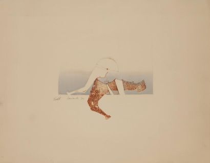 null Enrique ZANARTU [chilien] (1921-2 000)
Composition, 1970
Eau-forte et aquatinte.
Signée,...