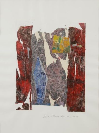 null André-Pierre ARNAL (né en 1939)
Composition, 2011
Collage et technique mixte.
Signé...