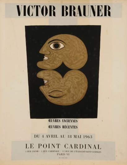 null Victor BRAUNER [roumain] (1903-1966)
Bestiaire - Affiche pour l’exposition au...