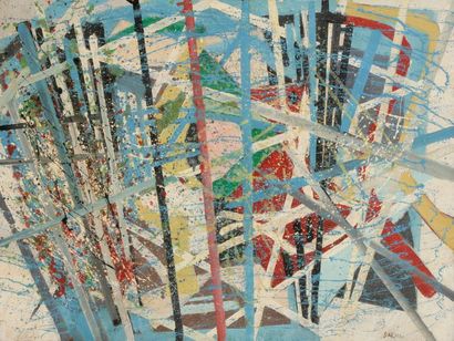 null Jan DARNA (1901-1974)
Composition
Huile sur toile.
Signée en bas à droite.
...