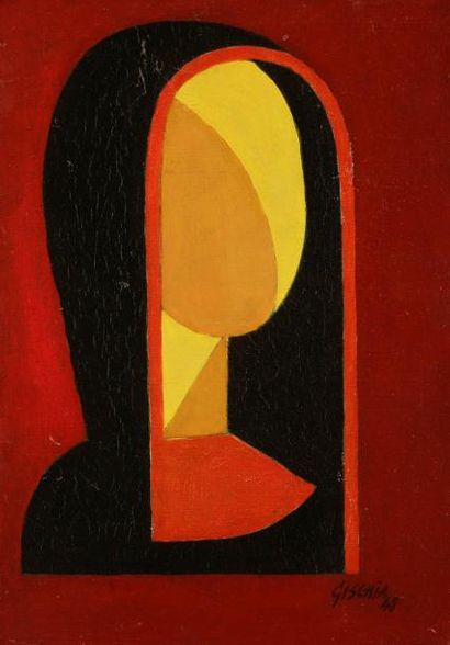 null Léon GISHIA (1903-1991)
Religieuse, 1948
Huile sur toile.
Signée et datée en...