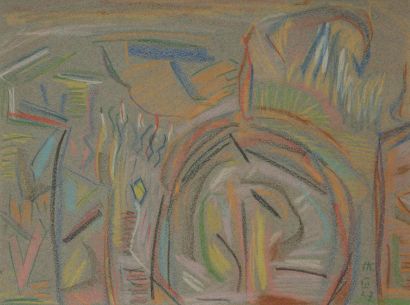 null Hannah KOSNICK-KLOSS [polonaise] (1892-1955)
Composition, 1927
Crayon gras sur...